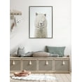 thumbnail image 6 of Kate and Laurel Sylvie Alpaca Fluff Framed Canvas Wall Art by Amy Peterson Art Studio, 28x38 Gray, Whimsical Animal Wall Decor Artwork, 6 of 6