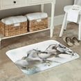 thumbnail image 7 of Logiee Running White Horses Print Welcome Mats for Entryway,Door Mat for Front Door,Entry Mat,Doormat for Garden, Garage, Patio, Home, Porch Decor, 7 of 7
