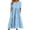 2-Multicolor, variant on DailyTrove Women Round Neck 3/4 Sleeve Mixed Small Floral Print Loose Side Pocket Flowy Midi Casual Dress