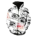 thumbnail image 1 of Sudadera con capucha y cremallera para hombre, diseño abstracto de ojos de tigre, manga larga, divertida, moda de primavera 2024, gran oferta, hip hop, chaquetas con capucha., 1 of 6