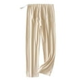 thumbnail image 1 of Pantalon de Maternité pour Femmes Confortable à Taille Ajustable Post-Partum Grossesse à Porter Hiver Printemps Automne Bas de Pyjama à la Maison, 1 of 3