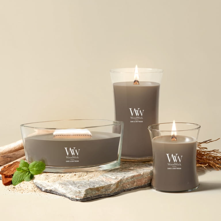 WoodWick Sand & Driftwood Medium Hourglass Candle photo 8