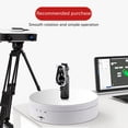 thumbnail image 3 of 360 Degree Round Rotating Turntable Display Stand Photography Accessories Studio Photo Background Stand New(White), 3 of 8