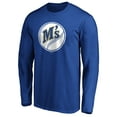 thumbnail image 2 of Men's Royal Seattle Mariners Cooperstown Collection Huntington Logo Long Sleeve T-Shirt, 2 of 3