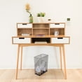 thumbnail image 6 of U Brands Vena Office Collection Wastebasket  6 gal Capacity  14 Height x 12 Width x 6 Depth  Metal Wire  Black  1 Each, 6 of 6
