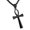 a, variant on 1pc Men's Stainless Steel Crosses Religious Pendant Necklace 22+2