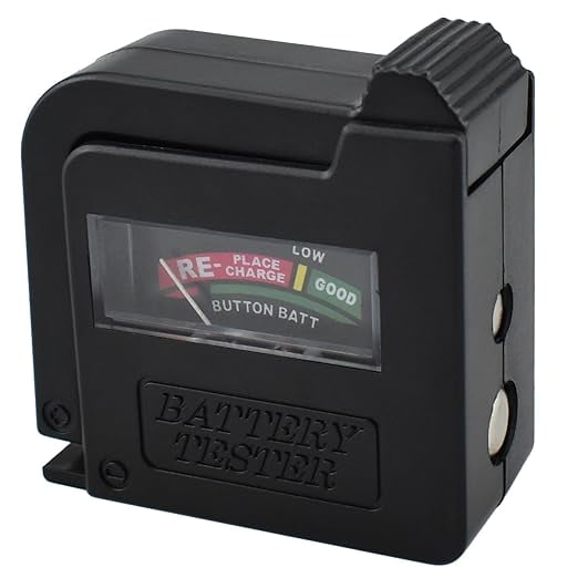 LKZQHMC BT-860 Universal Small Battery Volt Tester Checker,High Accuracy Portable Digital Battery Capacity Monitor for AA AAA C D 9V 1.5V Batteries,Black