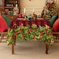 thumbnail image 4 of Softalker Christmas Tablecloth Plaid Tablecloth 60*84 inch Red Buffalo Checkered Table Cloth Rectangular Check Table Cover for Party Decoration, 4 of 7
