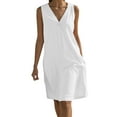 thumbnail image 1 of Hauts à Enfiler pour Femmes Vêtements Printemps Automne 2025 Chemises à Manches Longues Tendance Col Rond Ample Festival Mode Col Rond Manches Mi-Longues Robe Unie Longueur Genou Grandes Tailles pour Femmes Été, 1 of 6