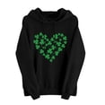 thumbnail image 2 of Pantalons pour Femmes Imprimé Saint-Patrick Décontracté Manches Longues Sweat à Capuche Ample Saint-Patrick, 2 of 5
