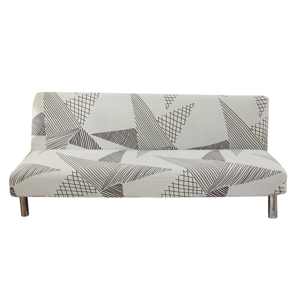 No Armrest Stretch Sofa Cover Slipcover AllCovered Folding Sofa Bed