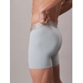 thumbnail image 3 of Calvin Klein Men's Brushed Microfiber Stretch Boxer Briefs Gentle Aqua Medium, 3 of 6
