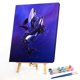 thumbnail image 1 of Cuadros Decorativos Kit de pintura al óleo de ballena asesina por números DIY pintura acrílica sobre lienzo (B1477) Wdftyju embutido en tela, 1 of 9