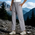 thumbnail image 6 of Inleife Womens High Waist Quick Dry Pants Summer Ladies Drawstring Elastic Waist Breathable Casual & Comfy Trousers, 6 of 6