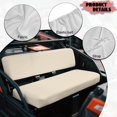 thumbnail image 6 of Uorisanigo Beige UTV Front Bench Seat Cover Dustproof Mule Seat Cover Cushion with Elastic Band UTV Padded Protector Compatible with Kawasaki Mule 4000 2009-2025, 6 of 7