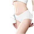 thumbnail image 2 of loopsun Womens Briefs,Women's Ice Silk Traceless Mid Waist Large Honeycomb Underwear For Women, 2 of 5