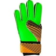 thumbnail image 4 of VIZARI Sports Saturn Soccer Goalie Goalkeeper Gloves for Kids Youth & Boys, Football Gloves with Grip Boost Padded Palm and fingersave Flat Cut Construction - Green/Orange - Size - 7, 4 of 6