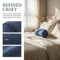 thumbnail image 3 of FESTFENDS 2Ud Funda Lavable Para Almohada De Cilíndrica En Color Azul Con Cremallera, 3 of 6