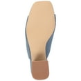 thumbnail image 6 of Journee Womens Lorenna Open Square Toe Block Heel Dress Sandals, Widths Available, 6 of 10