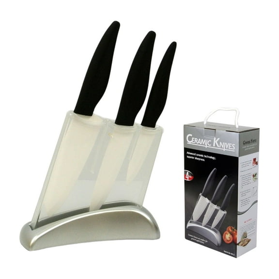 TruePower 3‑Piece Premium Ceramic Knife Set