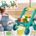 thumbnail image 1 of Fiudx Liquidación De Ahorros De Verano Juego De Cocina Para Niños Pequeños Con Verduras Interactivas, Disfrute Del Juego De Casitas, Carrito De Compras Para Niños, Carrito De Juguete, Juegos De Simul, 1 of 7