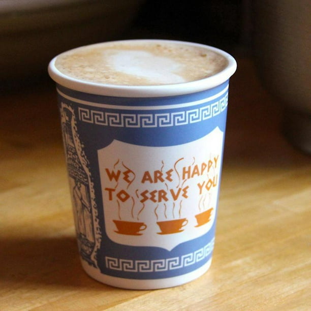 We Are Happy to Serve You Espresso Cup