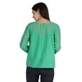thumbnail image 4 of Moomaya Victorian Style Lace Top For Women Long Sleeves Casual Plain Tunic, 4 of 7