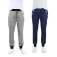 thumbnail image 4 of Men's Jogger Sweatpants With Zipper Pockets (2-Pack), 4 of 10