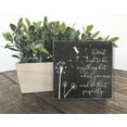Home Office Desk Wooden Sign Decor Positive Vibes Mind Life