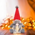 thumbnail image 3 of Vggrvlo Gnome Plush Tree Topper Cute Thanksgving Plush Doll for Office Gnome Xmas Decorative Hanging Ornaments for Home Tiered Tray Tabletop, 3 of 7