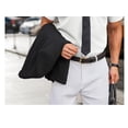 thumbnail image 6 of COOFANDY Mens Casual Button Down Shirt Short Sleeve Untucked Shirt Business Shirt for Men, 6 of 12