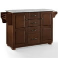 thumbnail image 4 of Crosley Eleanor Mahogany Kitchen Island with Granite Top-Color:Mahogany,Style:Solid Granite, 4 of 16