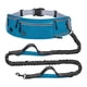 thumbnail image 4 of Correa para perros manos libres con bolsillos, cinturón ajustable antideslizante reflectante, doble Azul, 4 of 9