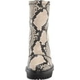 thumbnail image 2 of Vince Camuto Erettie Black White Snake Fashion Platform Block High Heel Booties (Black White Snake, 5.5), 2 of 6