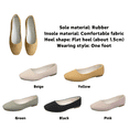 thumbnail image 6 of CHICVOMEY Women's Breathable Knit Slip-on Flats Lightweight Comfortable Ballet Shoes for Women Soft Flexible Sole Non-Slip Casual Walking Shoes for Work Travel Driving, 6 of 6