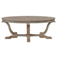 thumbnail image 6 of Liberty Furniture Industies, INC Greystone Mill Oval Cocktail Table in Stone White Wash w/ Wirebrush Distressing, 6 of 6