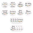 thumbnail image 5 of 16 Pack Bridal Wedding Party Pins Button Bridesmaid Gift 8 Floral Design 2.5", 5 of 6