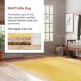 thumbnail image 6 of nuLOOM Eleonora Casual Jute Area Rug, 9' x 12', Eleonora Yellow, 6 of 13