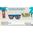 thumbnail image 4 of 10 Junie Kid Size Plastic Sunglasses Pack - Lenses UV Protection, Beach Glasses - Blue, 4 of 8