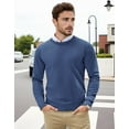 thumbnail image 5 of COOFANDY Men's Crew Neck Knitted Pullover Slim Fit Lightweight Sweatshirt all-Season Casual Dressy Wear, 5 of 6