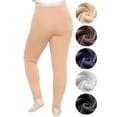thumbnail image 3 of Stretch Is Comfort Women's Plush Minky Fleece Leggings | Adult Small- 5x, 3 of 7