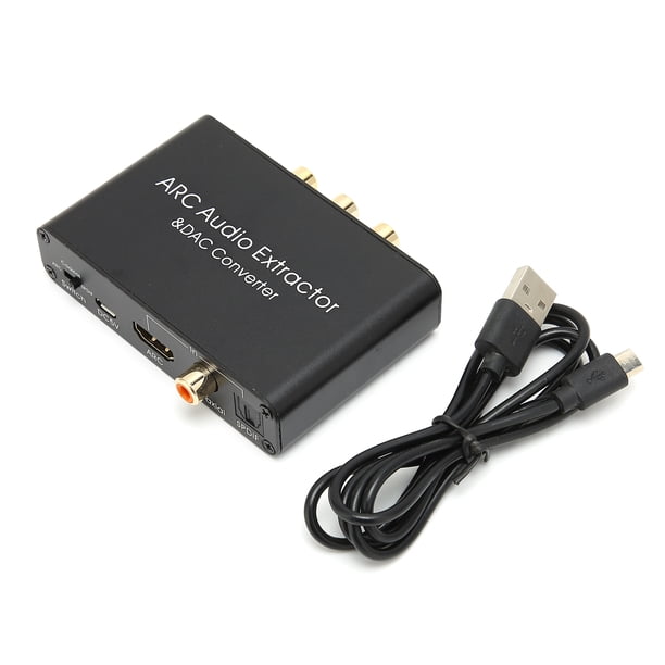 Convertidor Interfaz Multimedia HD Extractor ARC Convertidor DAC De Audio Digital A Analógico Para HDTV DVD