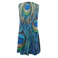 thumbnail image 2 of Vedolay Maxi Dress For Women Women's Plus Size Short-Sleeve Waisted Maxi Dress,Blue L, 2 of 5