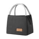 thumbnail image 2 of Bolsa térmica para lonchera, bolsa bento para comida, bolso portátil a prueba de fugas, aislante Negro, 2 of 9