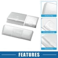 thumbnail image 3 of 5 Pcs Handbrake Drive Mode Switch Button Cover Trim for Toyota RAV4 2019-2022 Aluminum Alloy Silver Tone, 3 of 6