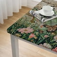 thumbnail image 5 of WYYP Flowers Birds Watering Can Square Tablecloth for Picnic Dining Kitchen Farmhouse 100% Polyester Fiber 52*52, 5 of 8