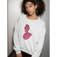 thumbnail image 2 of Classic Sculpture Cartoon Sweatshirt Women -Image by Shutterstock, Female x-Large, 2 of 4