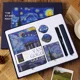 thumbnail image 2 of Diario de pintura al óleo de estilo europeo, regalo creativo de Van Gogh Monet, cuaderno para estudiantes, caja de cuaderno de bocetos de arte, 2 of 5
