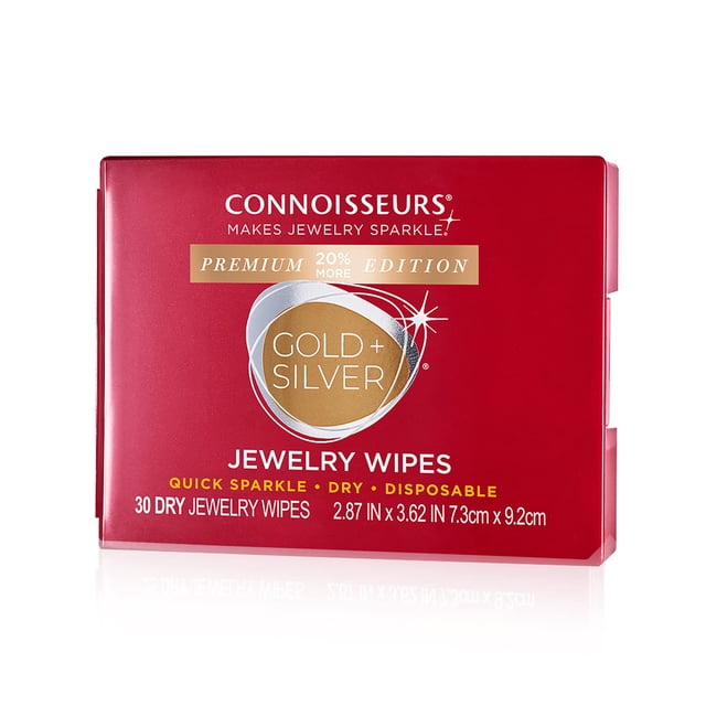 Jewelry Wipes CONNOISSEURS Premium Edition para oro y plata