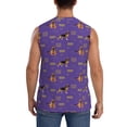 thumbnail image 4 of Balery German Shepherd Dog Men's Sleeveless Muscle Shirts Workout Tank Top, Moisture Wicking, Odor Protection-, 4 of 8
